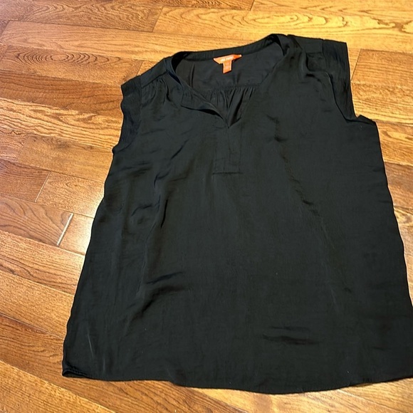 Joe fresh silky soft sleeveless blouse Sz L - Picture 3 of 11